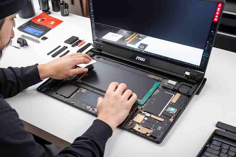¿Cómo reparar la pantalla en negro de MSI GS66 Stealth?